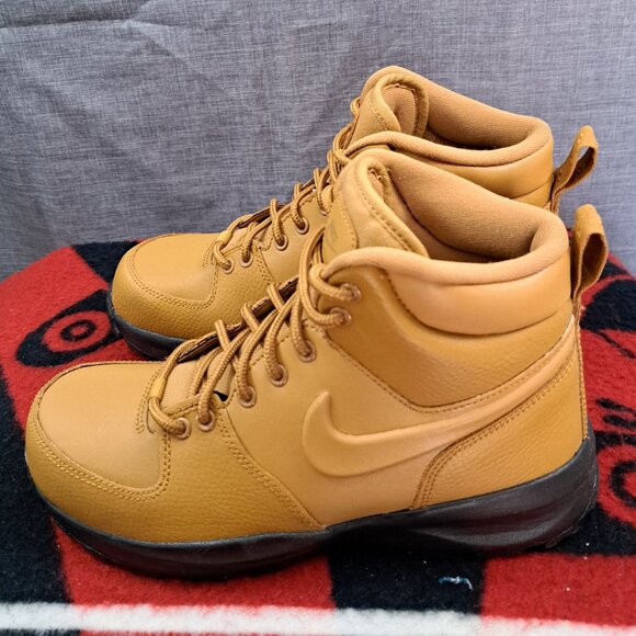 Size 7Y Nike GS Manoa Boot Wheat Black Wheat HF0750-700 Youth - Picture 1 of 11